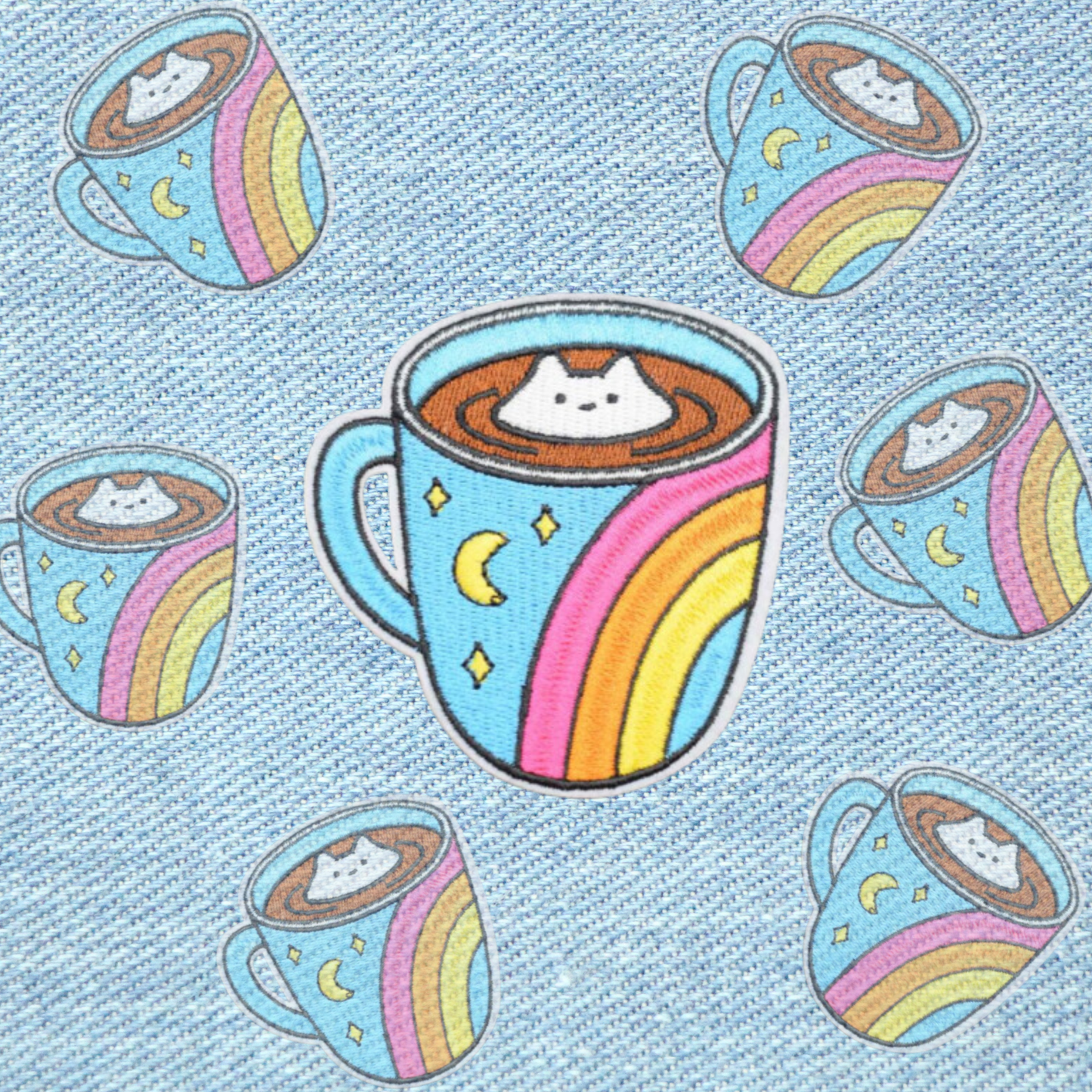 Kat in Chocolademelk Patch