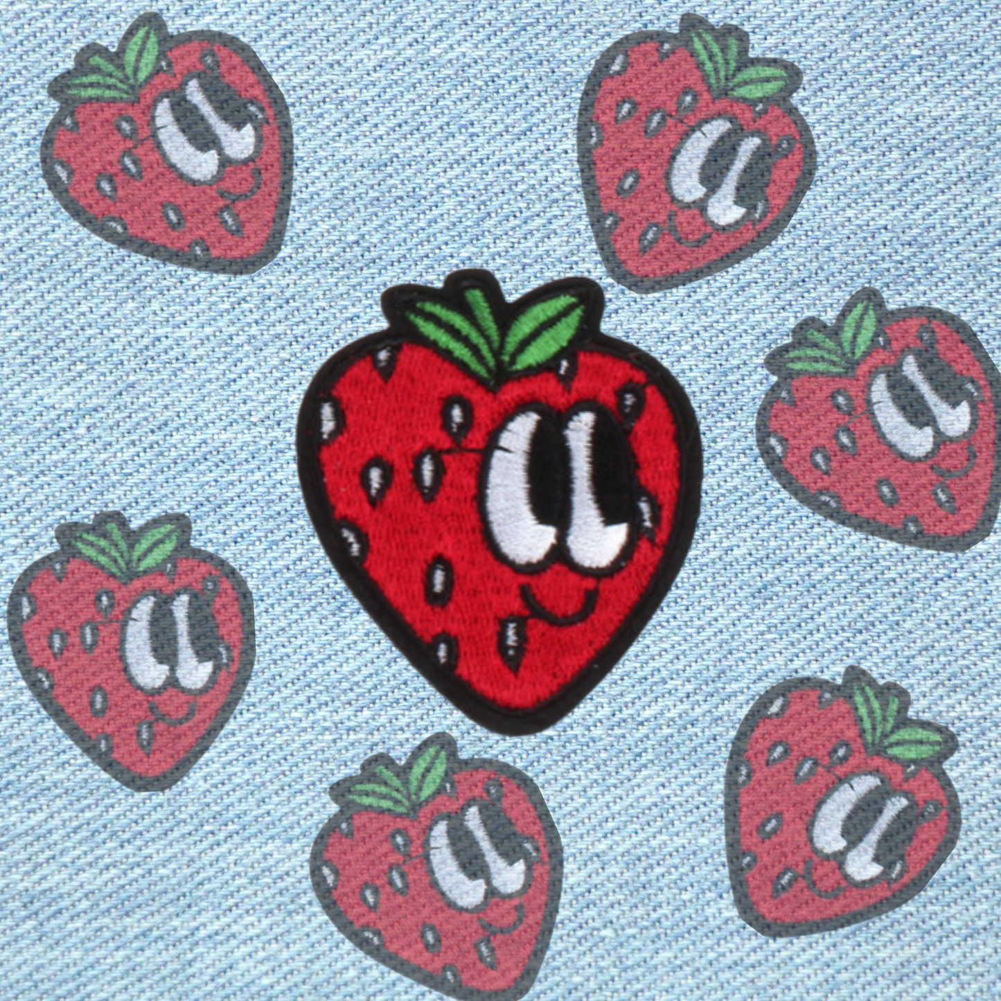 Blije Aardbei Patch